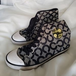 Coach high top sneakers